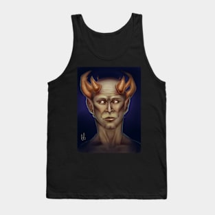 Crowned Demon Digital Painting Tank Top